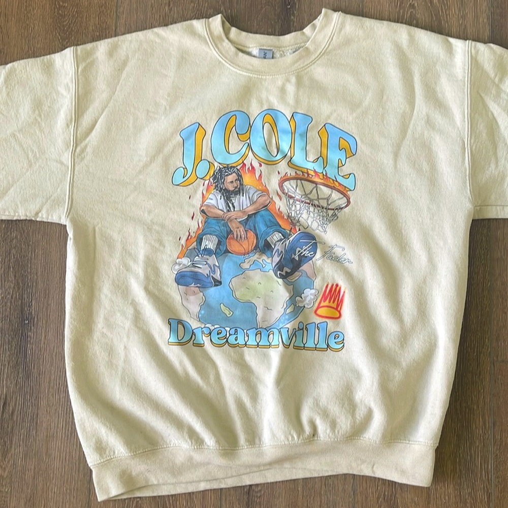 a J Cole sweatshirt